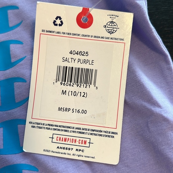 Champion Girls Tank Top with Rainbow C Logos Medium (10/12) - Picture 7 of 7